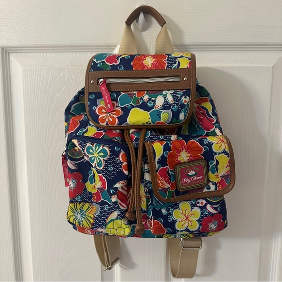 Lily Bloom Colorful Floral Backpack - Picture 2 of 10